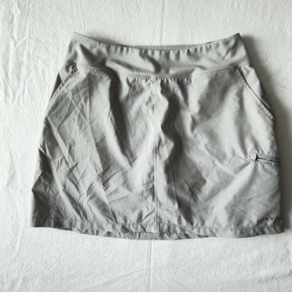 Orvis Women's Size Small  Stone Colored 3 Pocket Skirt